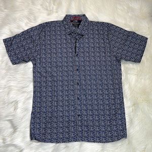 American Breed Men Button Up Smart Shirt Short Sleeve XXL/ 2XL NWT